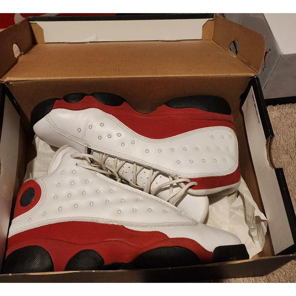 Air Jordan 13 Retro Chicago Cherry - White / True Red - Size 7